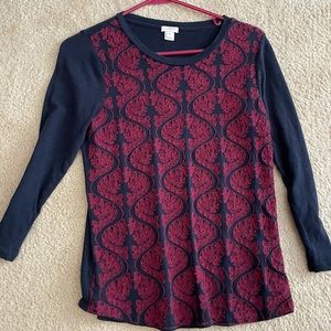 J crew long sleeve t shirt